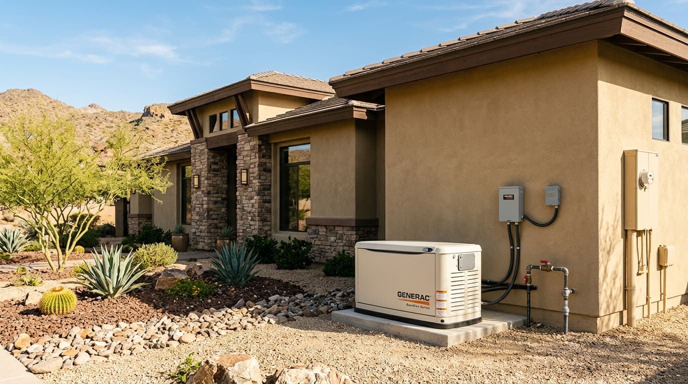 Generac backup power products available through Marlin Plumbing Heating & Air in St. George, Utah